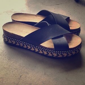 Black Platform Sandals